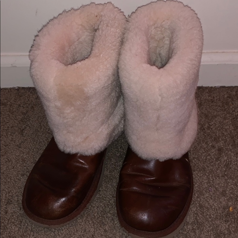 Leather UGG Boots